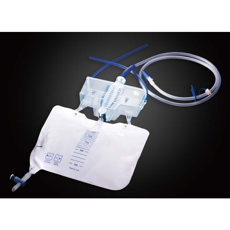 Sistema ng Urine Meter na May Mapapalitang Bag