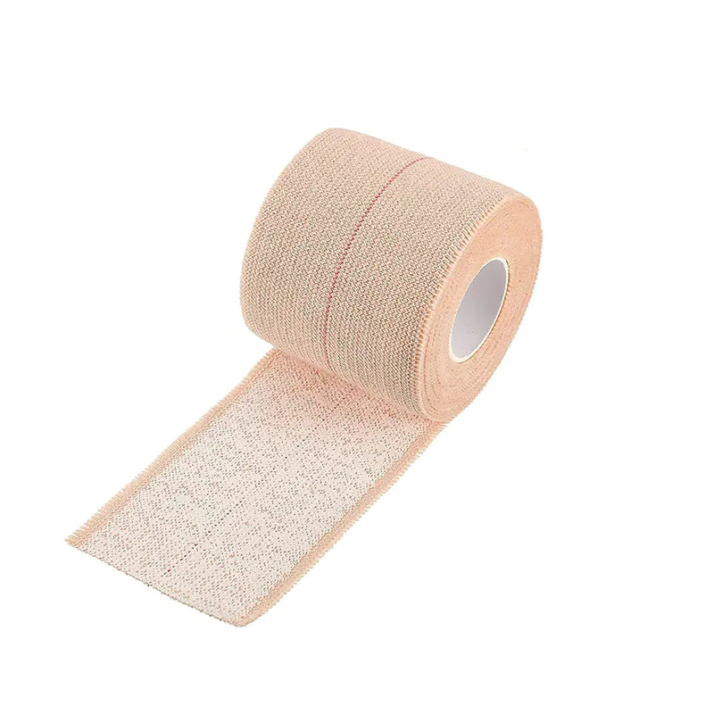 De-kalidad na Breathable Athletic Beige Cotton Elastic Adhesive Bandage EAB