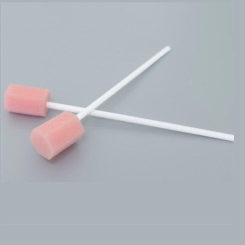 Disposable Oral Swabs Oral Care Stick na may Foam Sponge Swab Tooth Cleaning