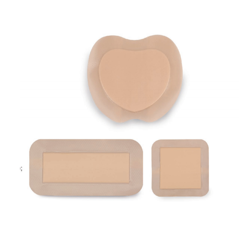 Border ng Silicone Foam Dressing