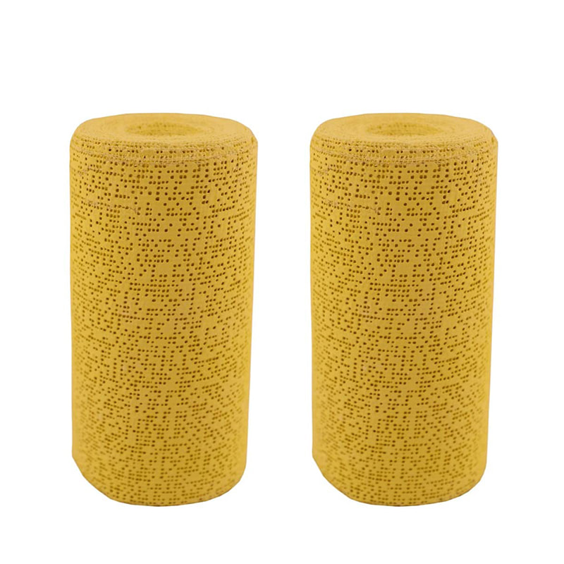 Yellow Plaster Cloth Sports Bandages Rolls for Art 
