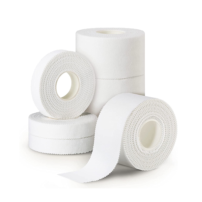 Athletic White Finger Sports Cotton Tape para sa mga Trainer na Boxing Football Climbing