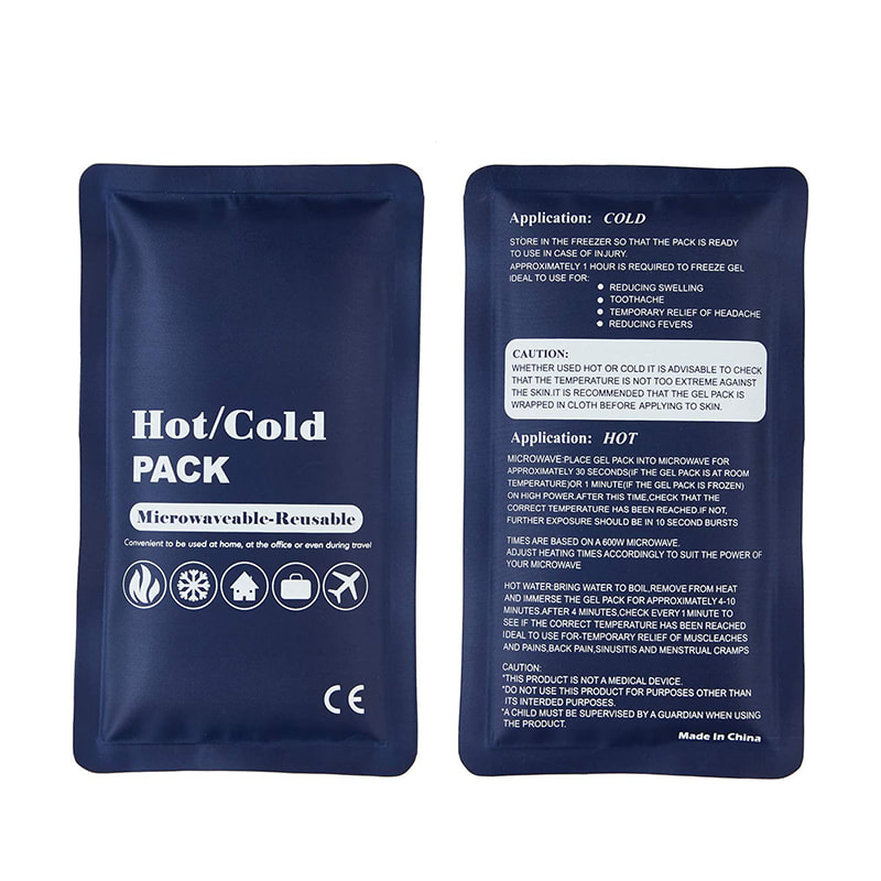 Washable Safe Compress Hot and Cold Pack para sa Pananakit ng Muscle 