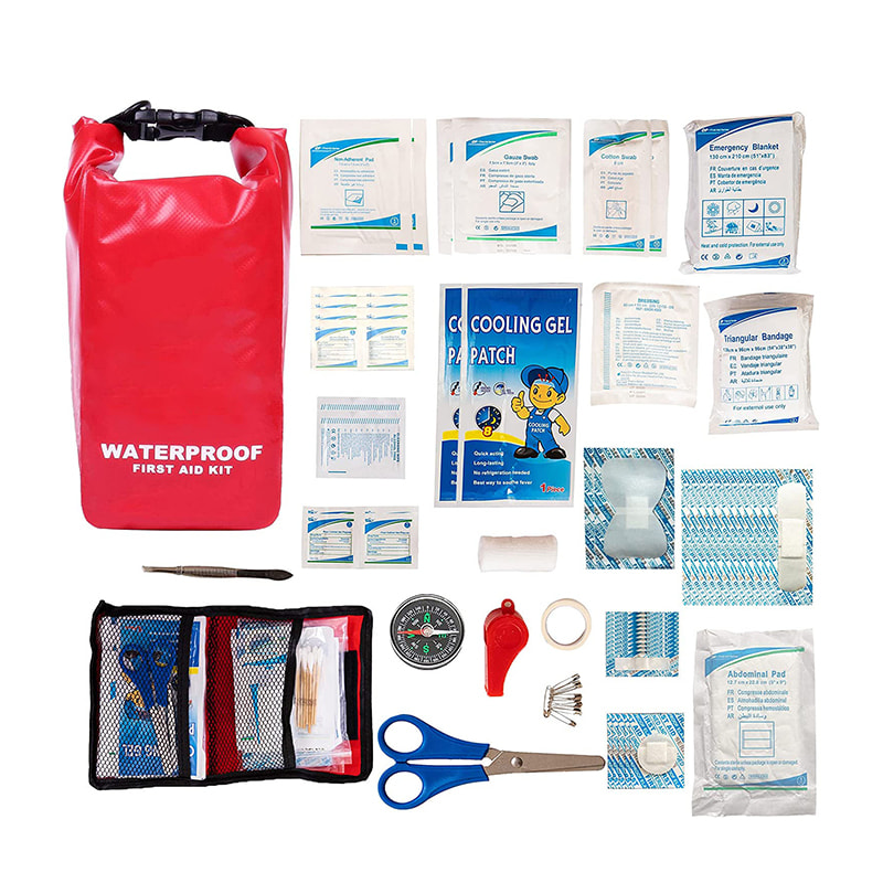 Waterproof Dry Bag First Aid Kit Bag para sa Kayaking 