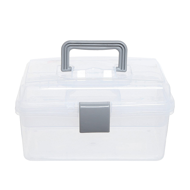 I-clear ang Multipurpose Storage Container na First Aid Box 