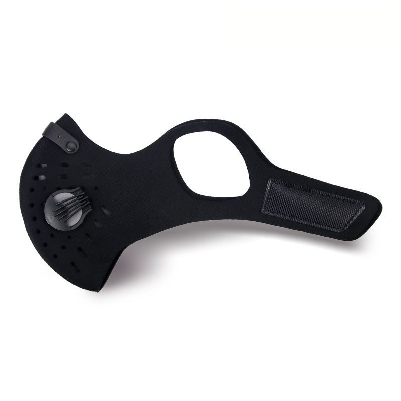 Anti Pollution Dustproof Face Cycling Mask na may Filter At Valve 