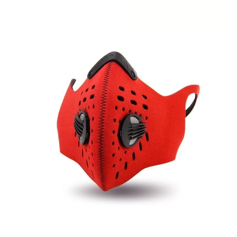 Breathable Reusable Windproof Face Cycling Mask na may Earloops 