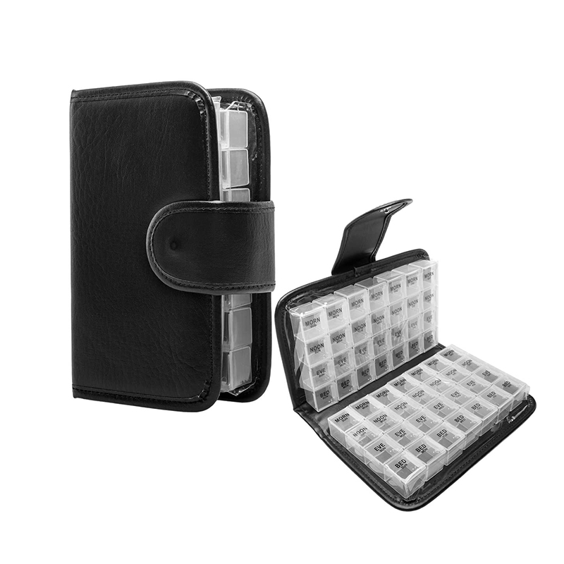 Pang-promosyon na Custom na 14 Araw na Pill Organizer na may Case 