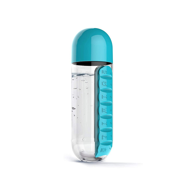 Outdoor Portable Weekly Pill Case Bottle para sa Paglalakbay 