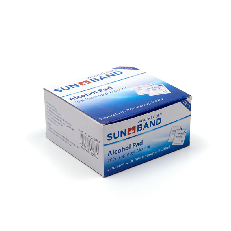 Medikal na Sterile Cotton Alcohol Pre Pad na may 70% Isopropyl 