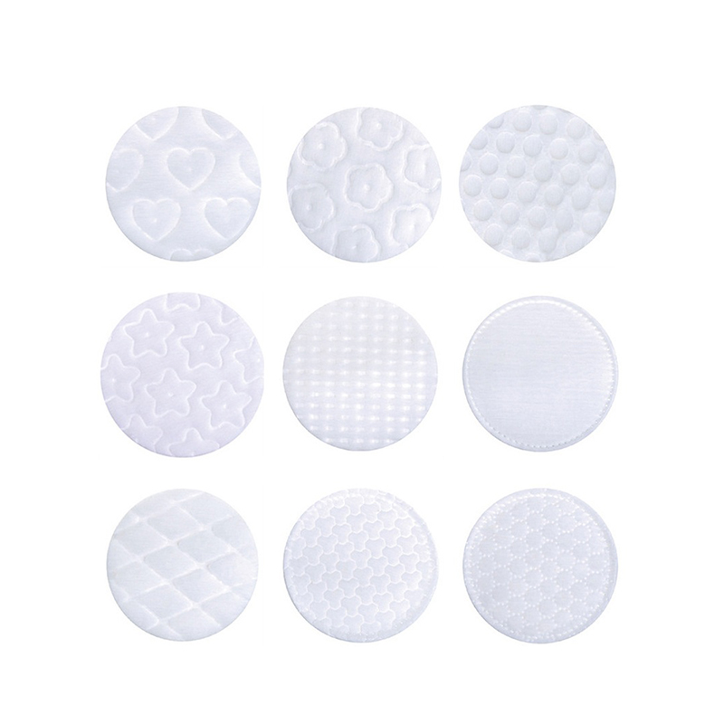 Skin Care Absorbent Cosmetic Round Cotton Pad para sa Beauty Salon