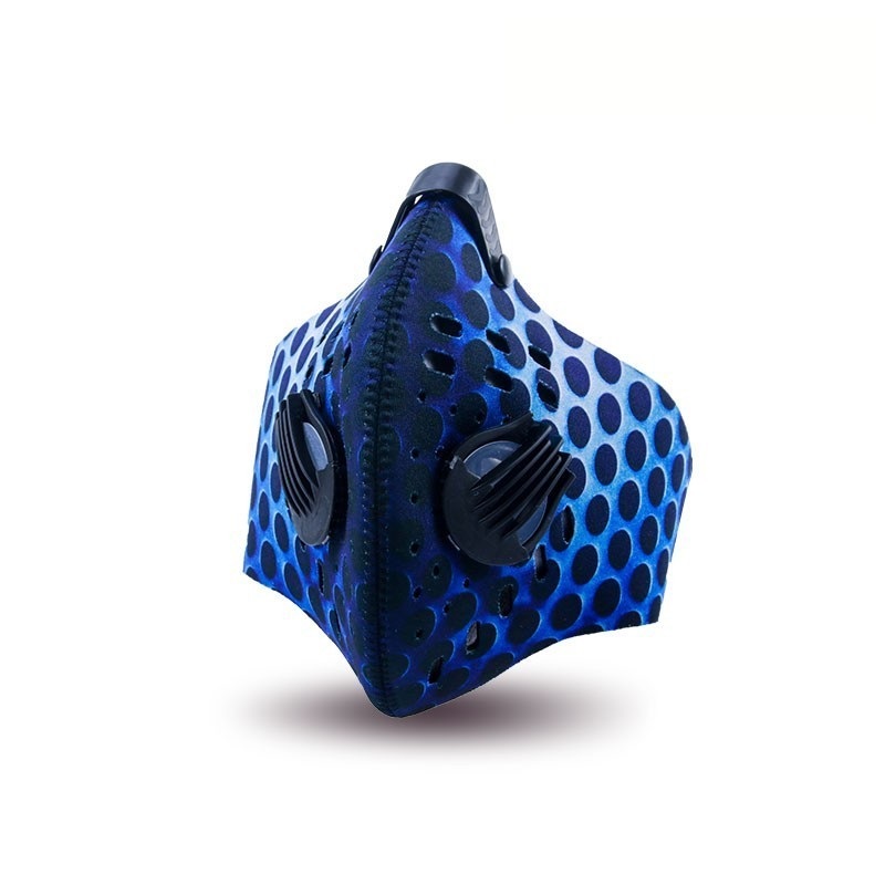 Reusable Breathable Face Respirator na may Mga Filter para sa Hiking 