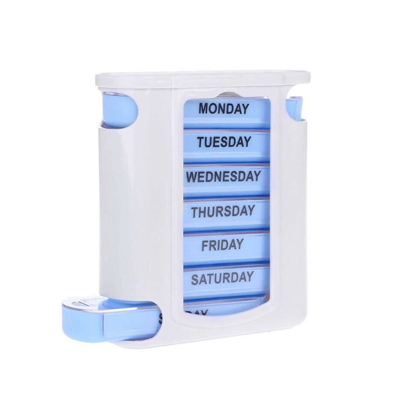 Lingguhang Pang-araw-araw na Medication Pill Box para sa Mga Bitamina 