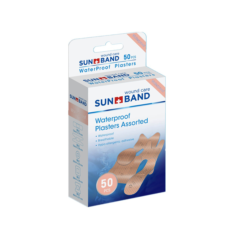 Sari-saring Breathable Waterproof Plaster para sa Pangangalaga sa Sugat 