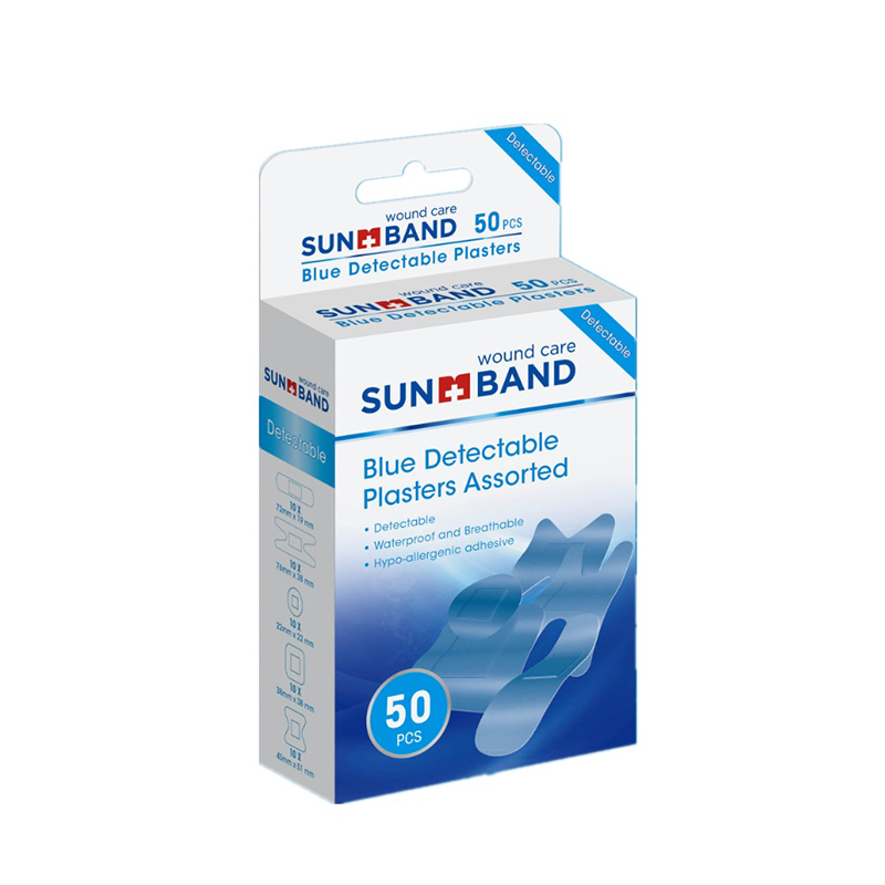 Novelty Blue Waterproof Detectable Adhesive Plaster 