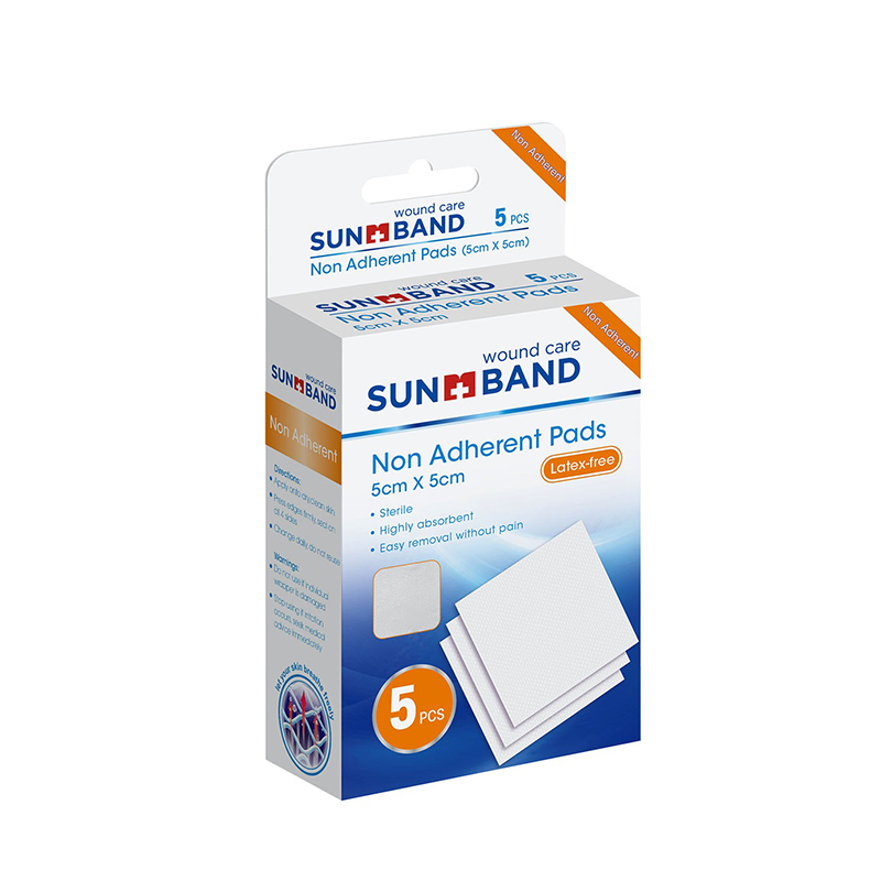 Square Sterile Highly Absorbent Non Adherent Pad para sa Wound Dressing 