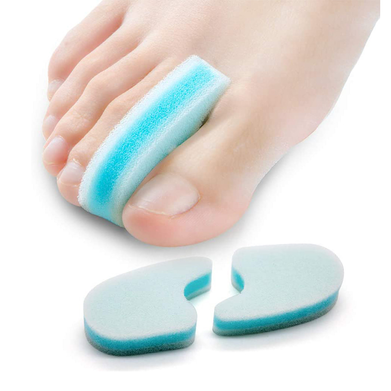 Breathable Foam Overlapping Toe Separator para sa Hammer Toes