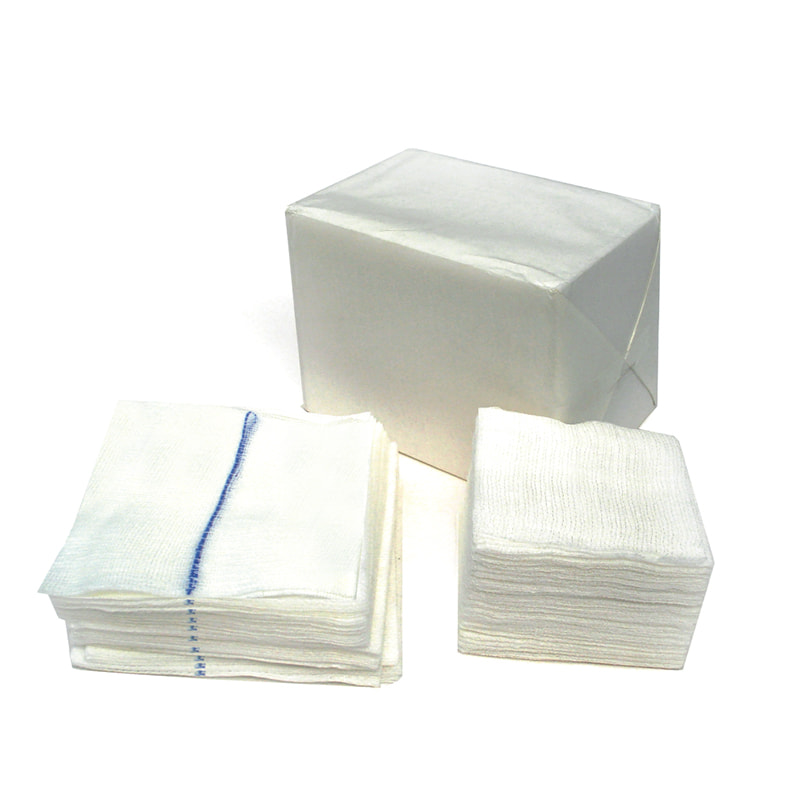 Non Sterile Surgical Medical Absorbent Cotton Gauze Swabs Na May X-Ray