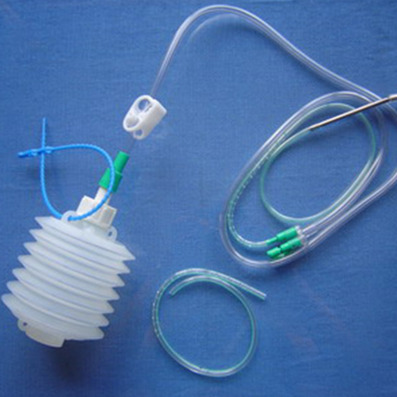 Nakasaradong Wound Drainage Reservoir (Uri ng Hollow)