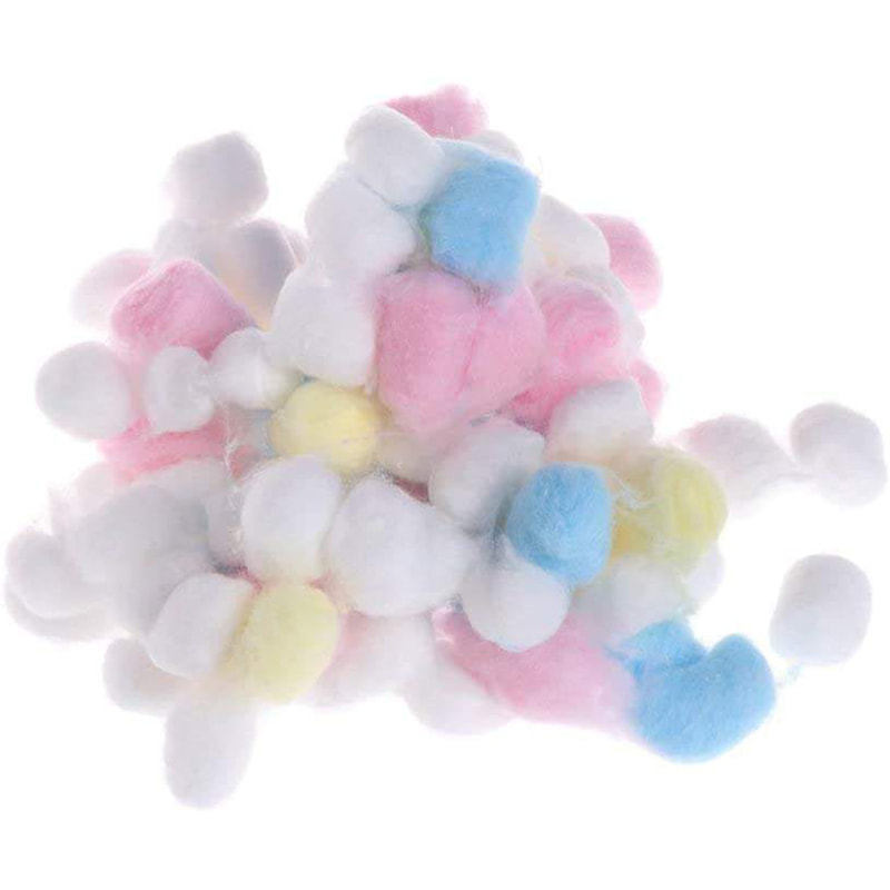 Disposable Colorful Stuffing Cotton Ball para sa Hamster