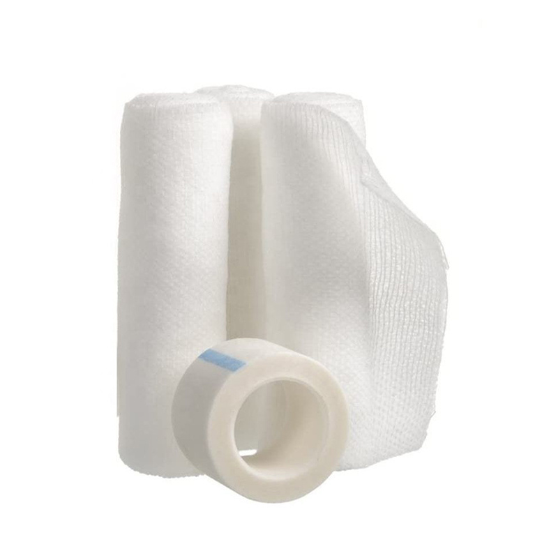 Premium Breathable Stretched PBT Elastic Bandage na may Tape
